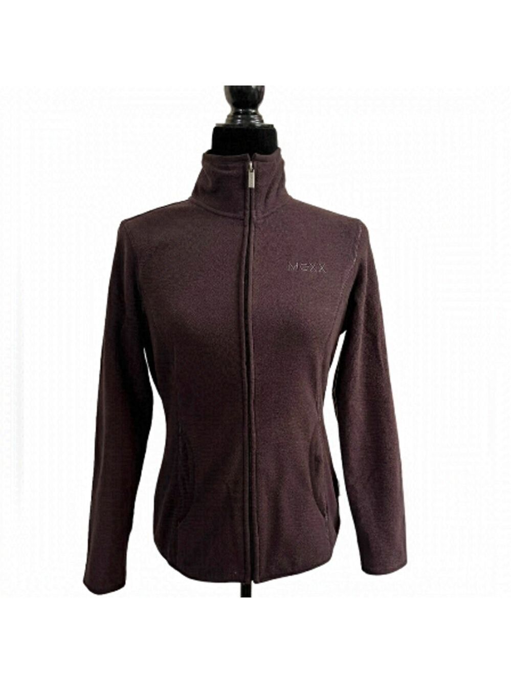 Mexx Full Zip Maroon Fleece Jacket
